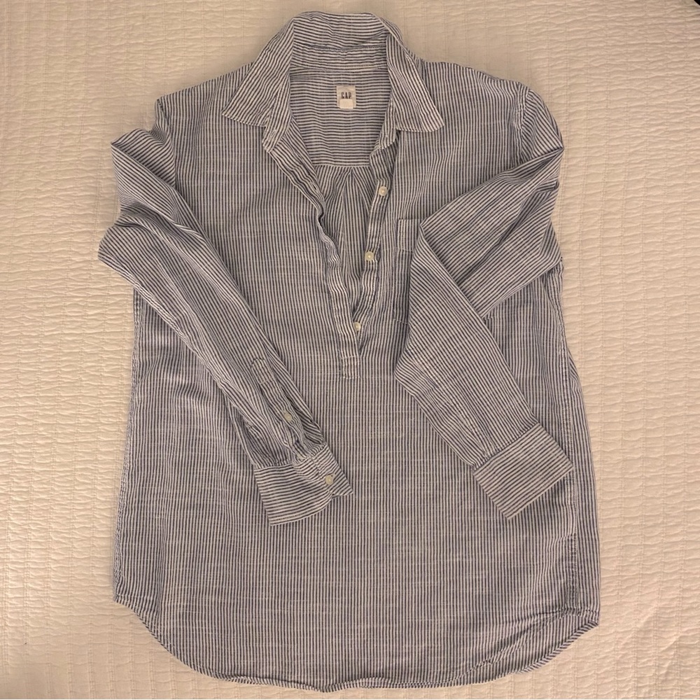GAP Button-down Collared Popover // Size S